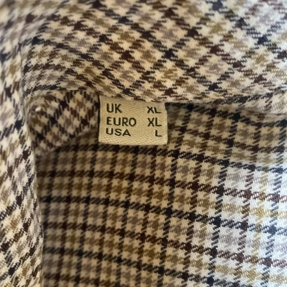 Barbour Comfort Fit Button-Down Shirt Men’s Size L (UK XL / EU XL) Checked Plaid - Picture 6 of 10